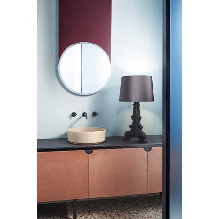 Lampe de table Bourgie plastique blanc / H 68 à 78 cm - Ferruccio Laviani, 2004 - Kartell