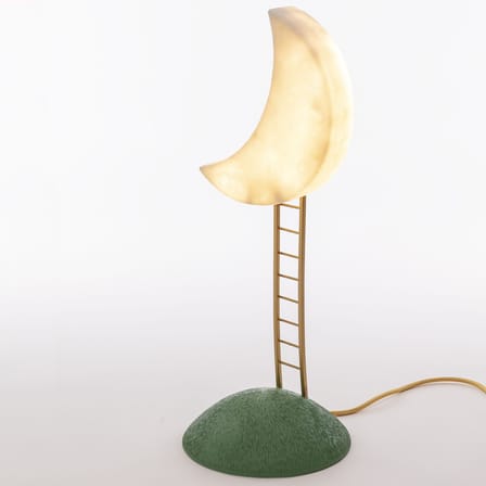Lampe de table My Secret Place plastique vert blanc or / H 51cm - Seletti