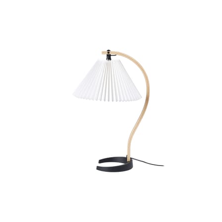 Lampe de table Timberline tissu blanc / Réédition 1970s - Gubi