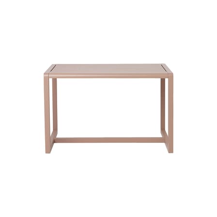 Little Architect Children table wood pink / 4 places - 76 x 55 cm - Ferm Living