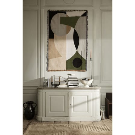 Entire Plaid textile multicoloured / Wall tapestry - 120 x 170 cm - Cotton - Ferm Living