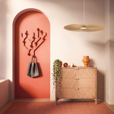 Portemanteau mural Ambroise bois / L 57 x H 68 cm - Hartô