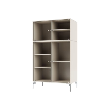 Vaisselier Ripple III / Vitrine - L 69,6 x P 38 x H 105 cm / Verre ondulé - MONTANA