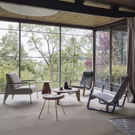 Tabouret N° 307 bois naturel / Jean Prouvé, 1951 - Vitra