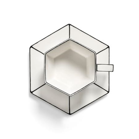 Set de 2 tasses à cappuccino + soucoupes Carte Blanche - Serax