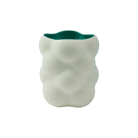 Vase Grape Small céramique vert / Ø 24,5 x H 30 cm - POLSPOTTEN