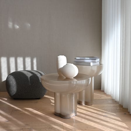 Vase Sunao Slim Petit céramique blanc / Ø 12 x H 22 cm - 101 COPENHAGEN