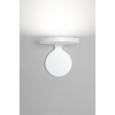 Applique Rea Small LED métal blanc / L 12 cm - Artemide