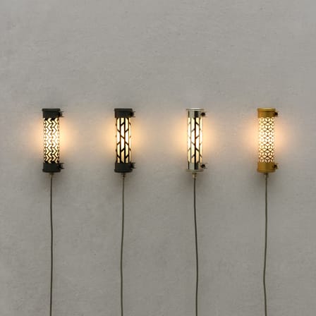 Belleville NANO Outdoor wall light metal black / L 27 cm - Non-dimmable - SAMMODE STUDIO