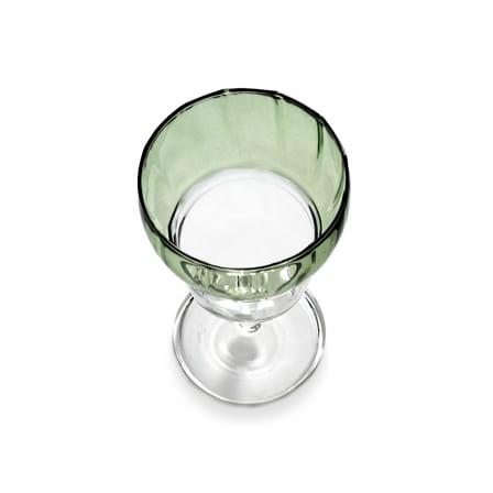 Bicchiere da vino Yam 05 vetro verde / Set di 4 - Serax