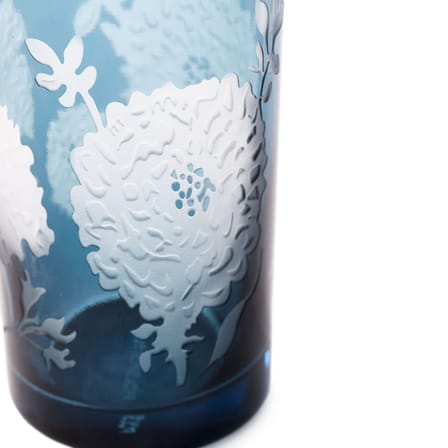 Carafe Peony verre bleu / 1 Litre - POLSPOTTEN