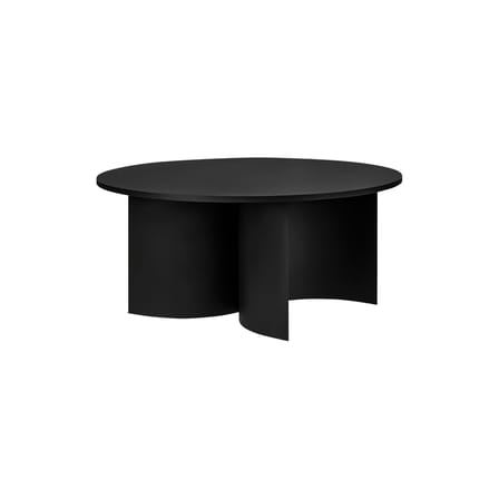 Gavo Coffee table wood black / Ø 95 x H 44 cm - NOO.MA