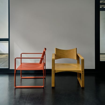 Fauteuil Series 270 F bois orange / Verner Panton (1965) - Verpan
