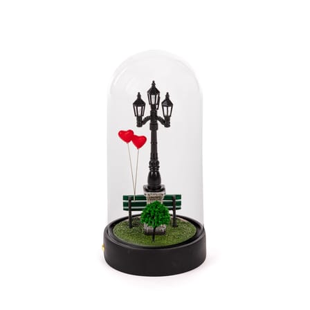 Lampe de table My Little Valentine LED verre transparent / Ø 11 x H 22 cm - Seletti