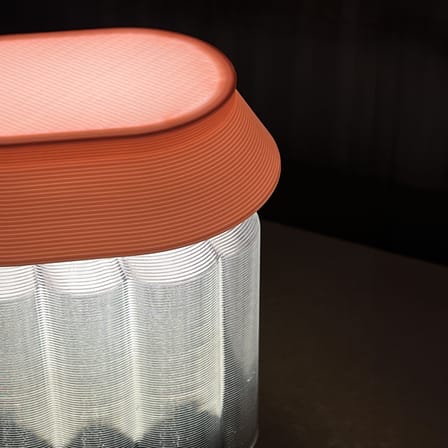 Lampe de table Nour / Plastique recyclé - Fabriqué en France - Warren & Laetitia