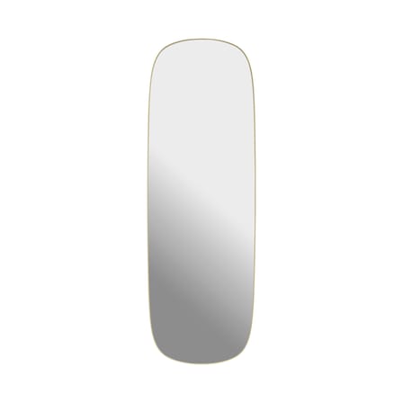 Miroir mural Framed XL métal jaune / 150 x 50 cm - Muuto