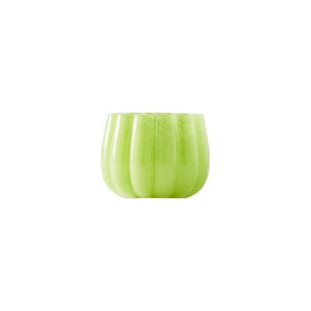 Photophore Melon verre vert / Ø 13,7 x H 10 cm - POLSPOTTEN
