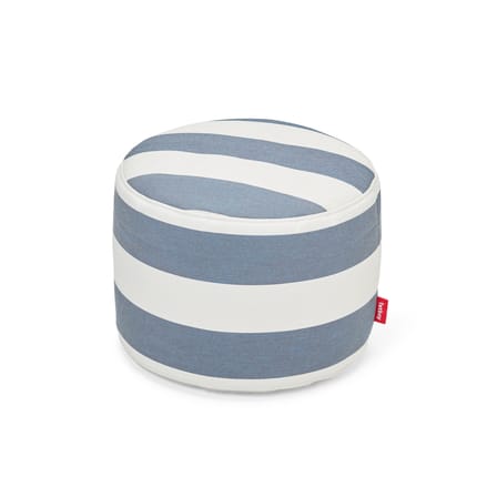 Pouf per esterno Point Outdoor tessuto blu / Tessuto Olefin - Ø 50 cm - Fatboy