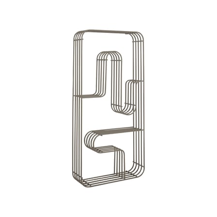 Mensola a muro Curva metallo beige / Utensile - 33 x 70,5 x P 9 cm - AYTM