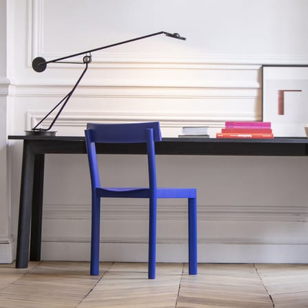 Stapelbarer Stuhl Galta holz blau - KANN DESIGN