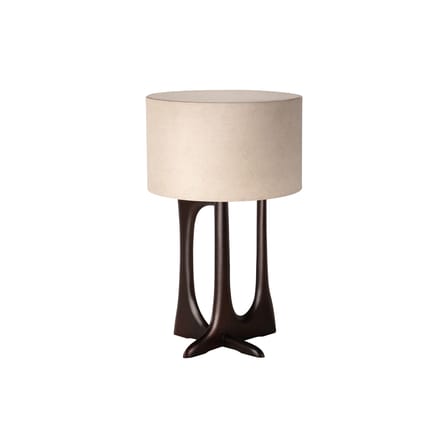 Flow Table lamp textile beige / H 53 cm - Ethnicraft