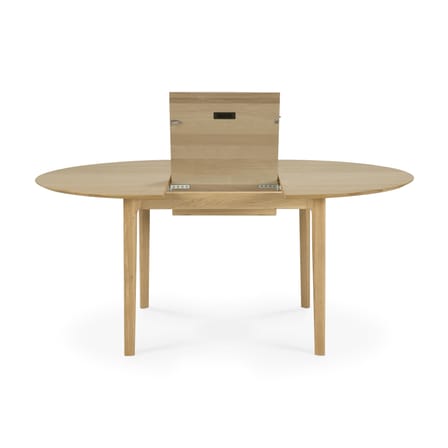 Table à rallonge Bok bois naturel / 129 à 179 cm - 4 à 6 personnes - Ethnicraft