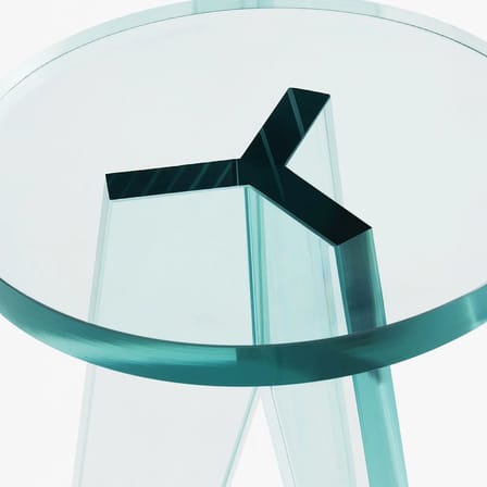Tabouret Crystal verre transparent / Philippe Starck - Glas Italia