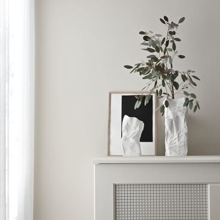 Vase Kami Mini céramique blanc / L 13 x H 25 cm - 101 COPENHAGEN