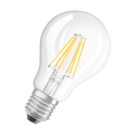 Ampoule LED E27 dimmable Classique A60 Clear / 7W (= 60W) - Blanc chaud - Osram