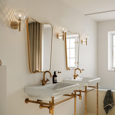 Applique salle de bains Miira verre transparent - NUURA