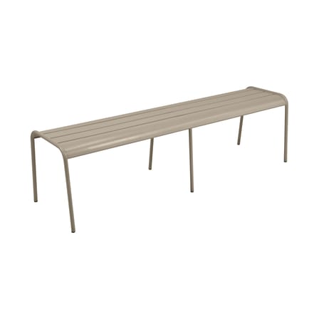 Banc Monceau XL métal beige / L 160 cm - 3 à 4 places - Fermob