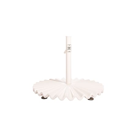 Base da ombrellone The Clamshell Large metallo bianco / 41 Kg - Per Pole da 2,5 a 5,08 cm - BUSINESS & PLEASURE