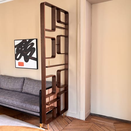 Cloison Claustra bois marron / L 90 x H 240 cm - RED Edition