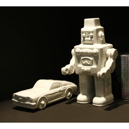 Décoration Memorabilia My Robot céramique blanc / Robot en porcelaine - Seletti