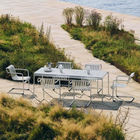 Fauteuil de repas Palissade Cantilever métal / Large - Hay