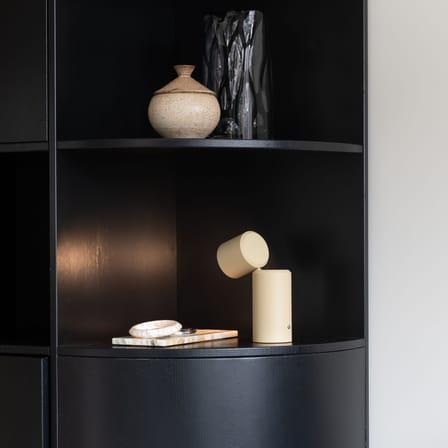 Lampada senza fili ricaricabile Milan LED metallo beige / Lampada da parete - Applique orientabile - It's about Romi