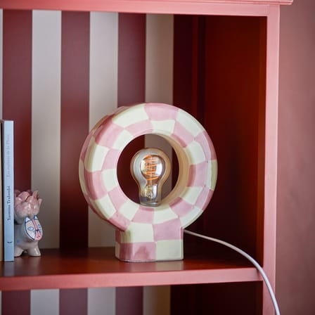 Lampe de table Vialini céramique rose - Bloomingville