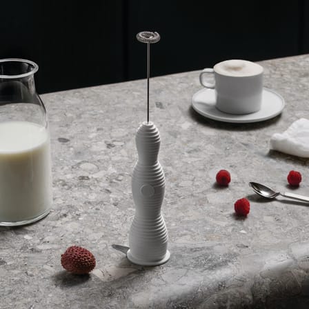Mousseur à lait Pulcina plastique blanc / Rechargeable - Alessi