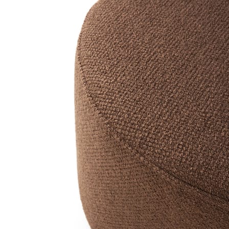 Pouf Barrow tissu cuivre / Ø 60 cm - Ethnicraft