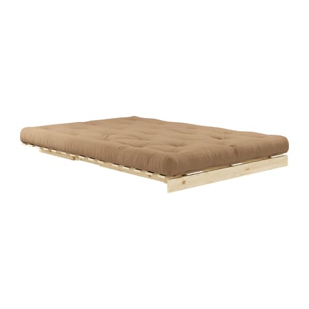 Divano convertibile Roots legno marrone / L 140 cm - 3 posizioni / Struttura in pino chiaro - KARUP DESIGN