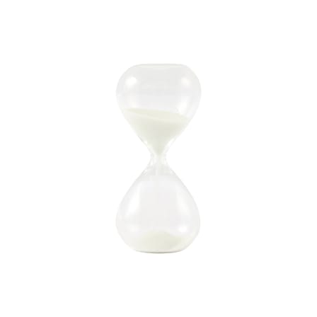 Sablier Ball XXS blanc /  30 sec. - H 8,5 cm - Pols Potten
