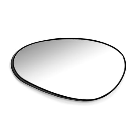 Specchio murale D metallo nero / 49 x 23 cm - Serax