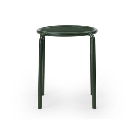 Vig Stackable stool metal green - Normann Copenhagen