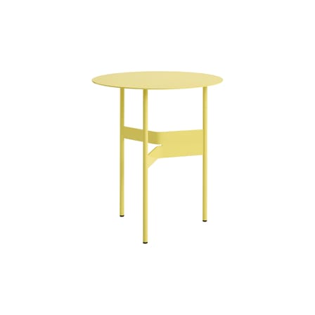 Table basse Shim métal jaune / Ø 45 x H 51 cm - Hay