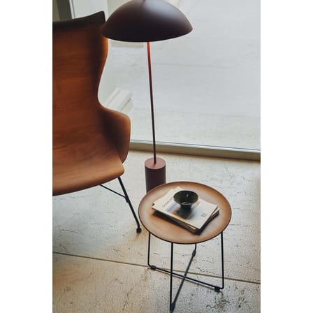 Table d'appoint AL WOOD bois naturel / Bois moulé - Ø 40 x H 45,5 cm - Kartell