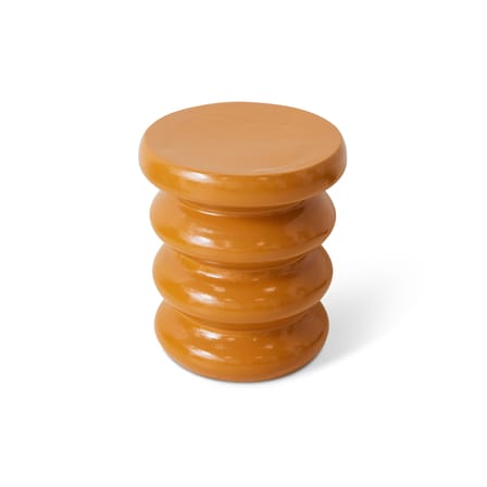 Table d'appoint Allure céramique marron - HK LIVING