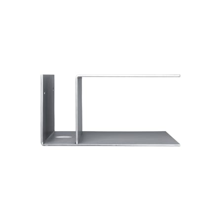 Table de chevet murale Lager métal argent / L 35 x Prof. 30 x H 15,5 cm - Ferm Living