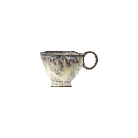 Tasse Imogen céramique gris / Ø 8,5 x H 7 cm - 175 ml - Bloomingville