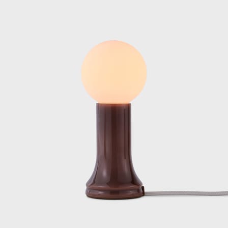 Tischleuchte Shore glas braun - TALA