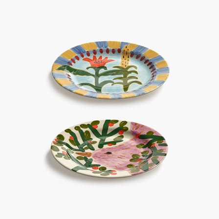 Set de 2 assiettes Jane January 01 / Ø 25,8 cm - Serax
